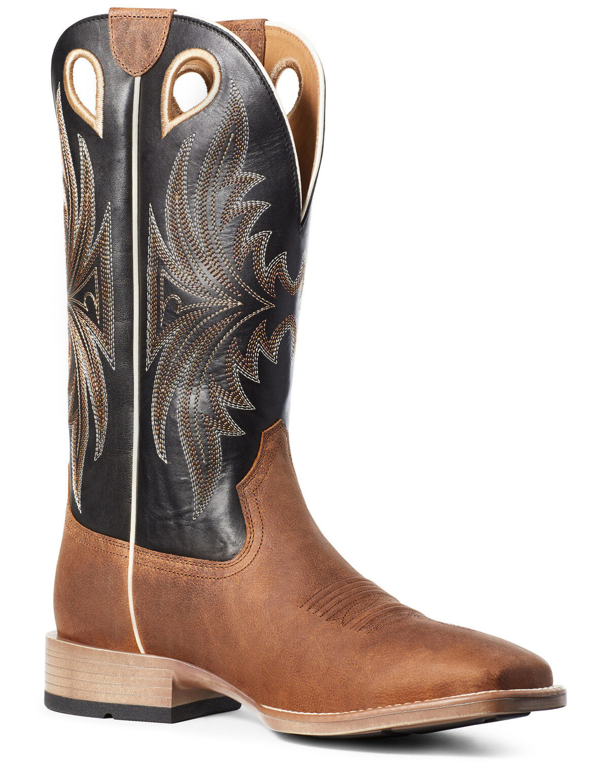 Image #1 - Ariat Men's Granger Western Performance Boots - Broad Square Toe, , hi-res