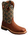 Twisted X Men's CellStretch Western Work Boots - Composite Toe, Brown, hi-res