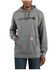 Image #1 - Carhartt Men's FR Force Logo Graphic Midweight Hooded Work Sweatshirt, , hi-res