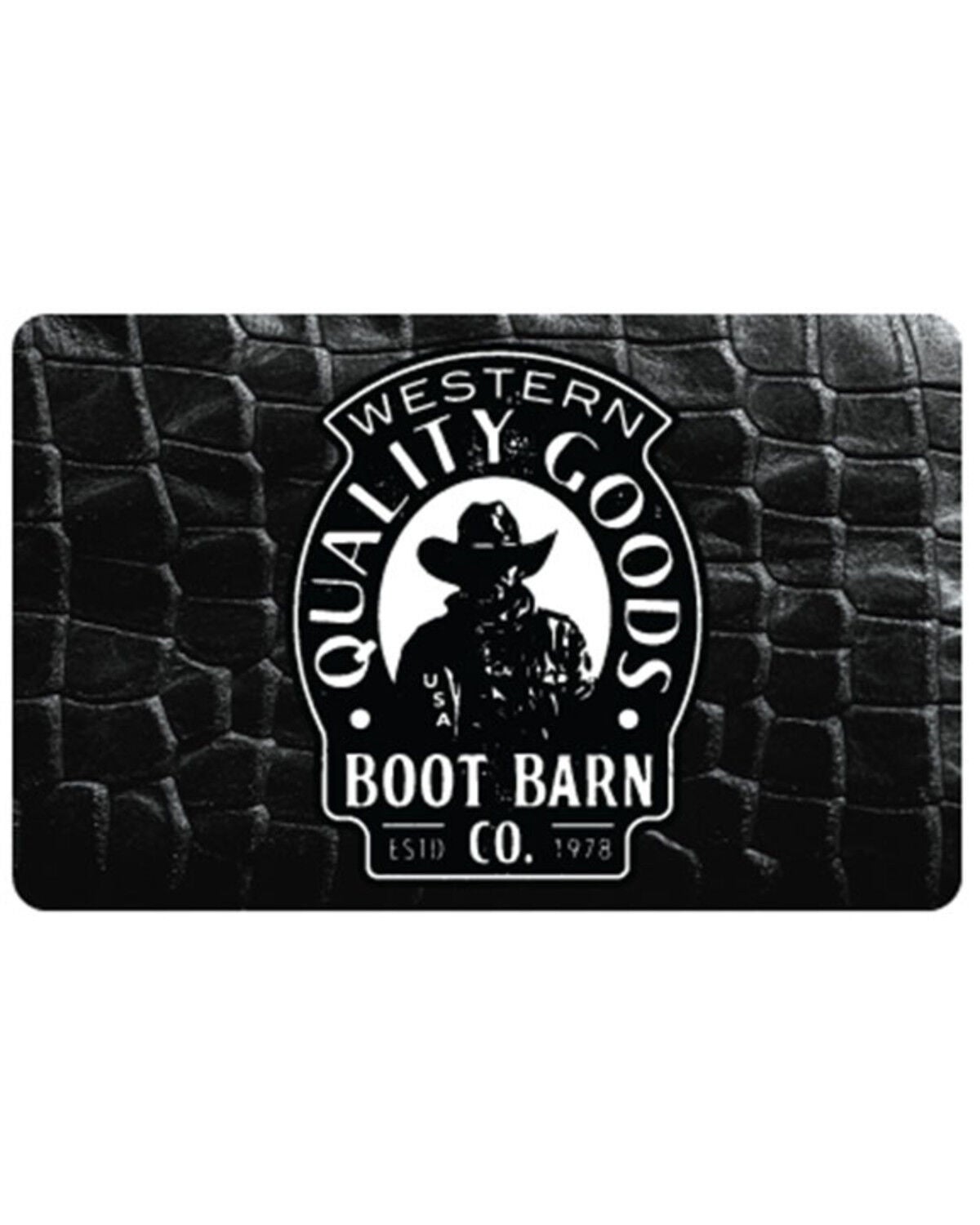 Boot Barn Quality Goods Leather Gift Card, No Color, hi-res