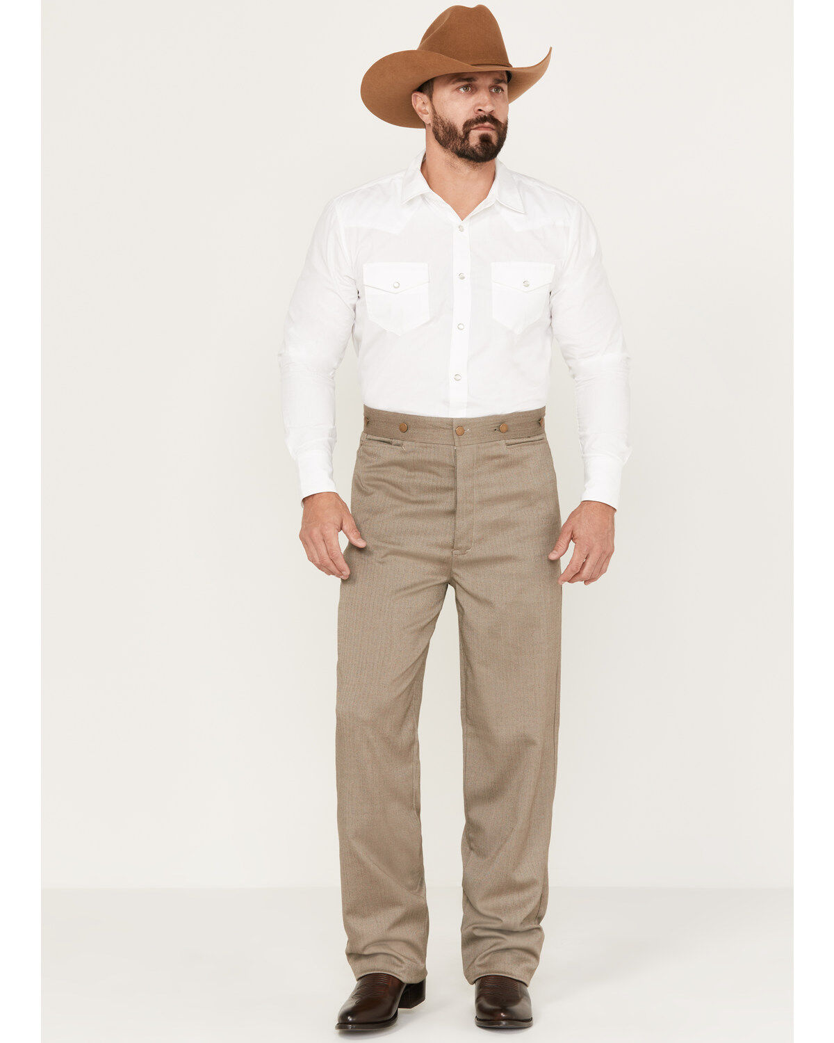 Image #1 - Scully Men's Rangewear Pants, Brown, hi-res