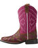 Image #2 - Ariat Girls' Twisted Tycoon Stitched Cowgirl Boots - Square Toe, , hi-res