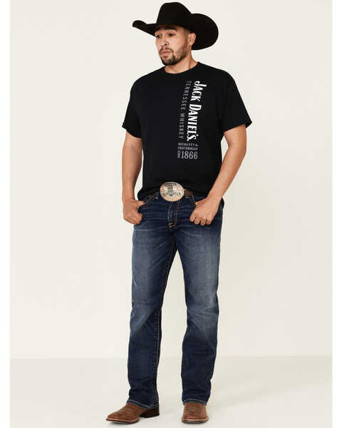 Jack Daniel's Men's Vertical Logo Graphic Short Sleeve T-Shirt | Boot Barn