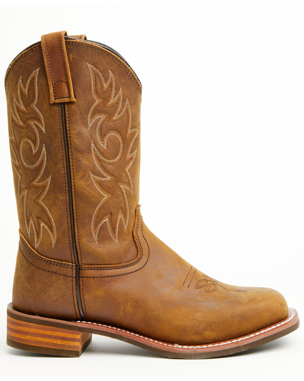 Ad Tec Men's Oiled Western Boots - Square Toe