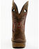 Double H Men's Alridge Western Boots - Broad Square Toe, Brown, hi-res