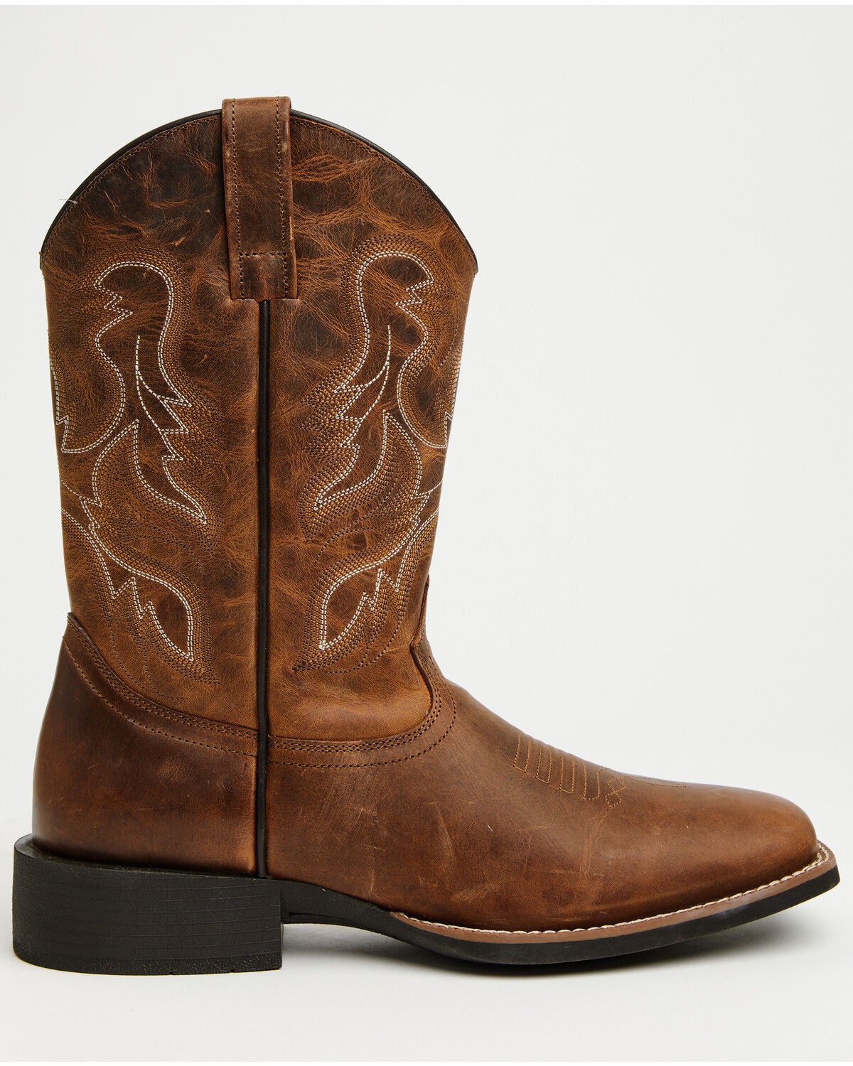 Image #2 - Cody James Men's Ace Zip Performance Western Boots - Broad Square Toe, Tan, hi-res