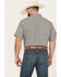 Image #4 - Cinch Men's Medallion Print Short Sleeve Button-Down Western Shirt, Cream, hi-res