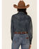 Image #5 - Wrangler Women's Long Sleeve Vintage Denim Shirt, Indigo, hi-res