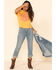 Image #2 - Rock & Roll Denim Women's Margaritas For My Senoritas Graphic Tee, Dark Yellow, hi-res