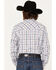 Image #4 - Wrangler 20X Men's Competition Advanced Comfort Small Plaid Print Long Sleeve Snap Shirt, Grey, hi-res