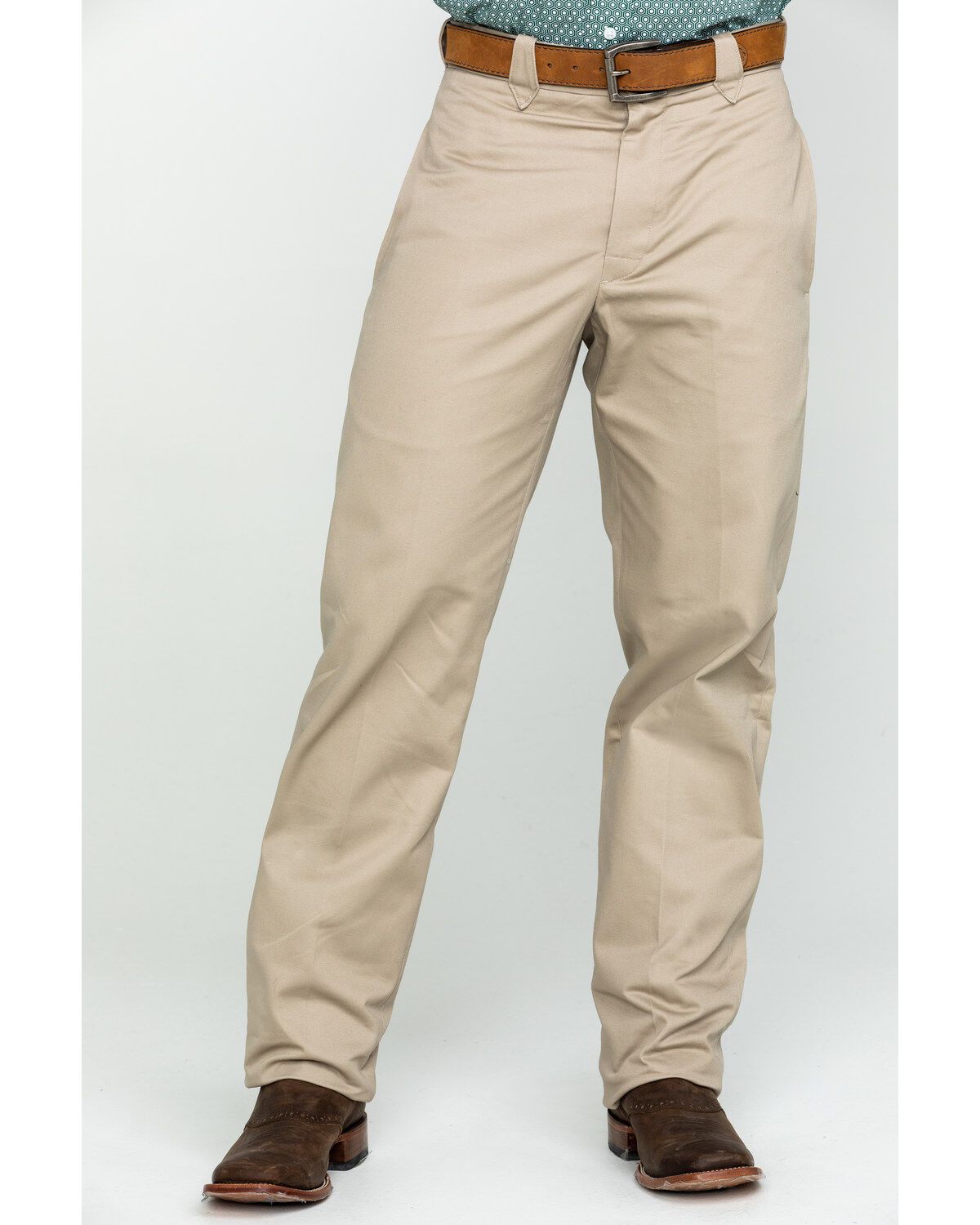 slacks with cowboy boots