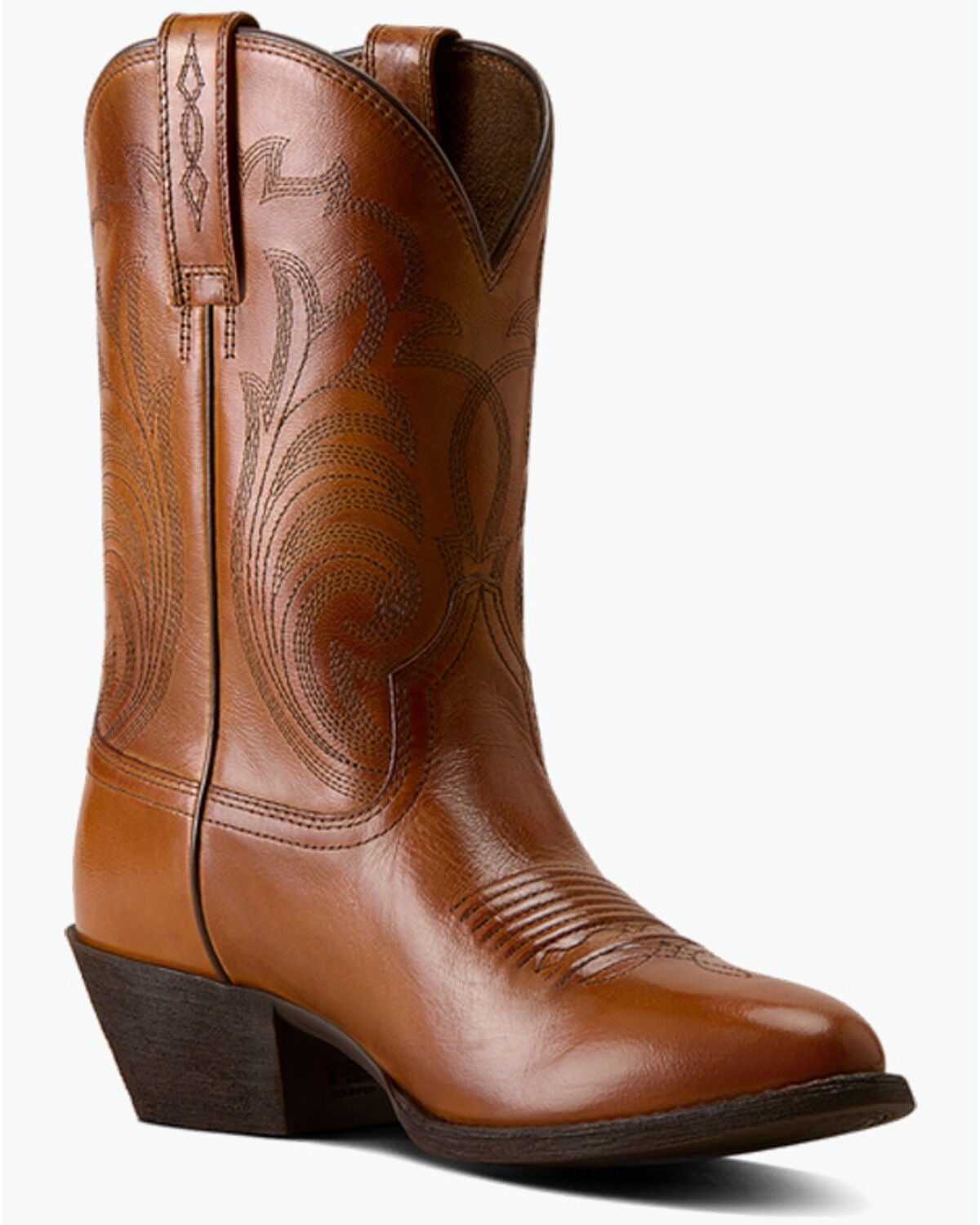 Image #1 - Ariat Women's Heritage Noir Western Boots - Round Toe, Brown, hi-res
