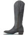 Image #3 - Lane Women's Plain Jane Tall Western Boots - Round Toe, Black, hi-res