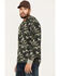 Image #2 - Moonshine Spirit Men's Now You See Me Burnout Camo Hooded Sweatshirt , Olive, hi-res