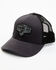 Image #1 - RANK 45® Men's Rubber Patch Logo Ball Cap, Grey, hi-res