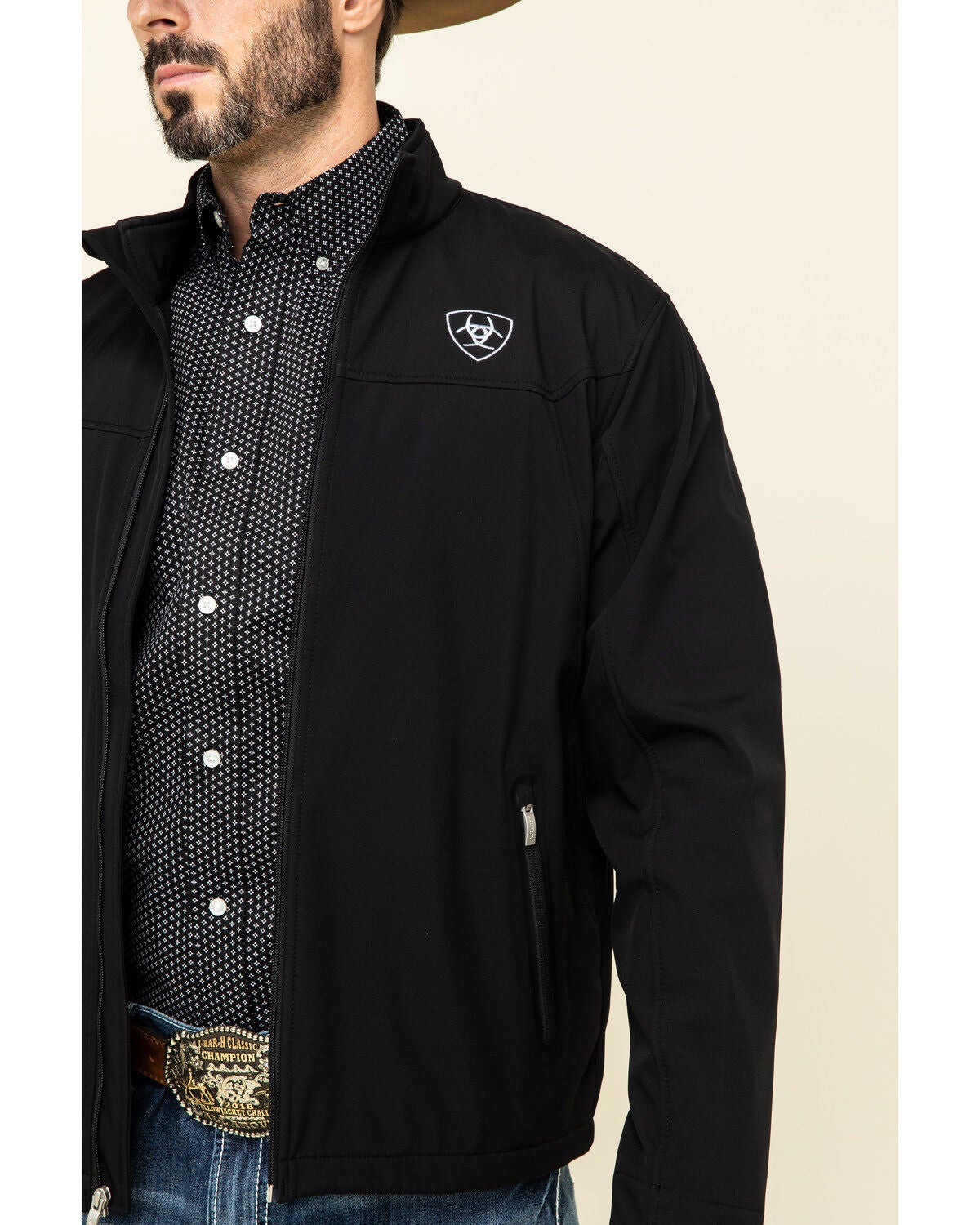 Ariat Men's Black Mexico Flag Team 