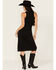 Image #4 - Idyllwind Women's Wild Love Ribbed Midi Dress, Black, hi-res