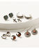 Image #1 - Shyanne Women's Canyon Sunset Crescent Earrings Set, Silver, hi-res