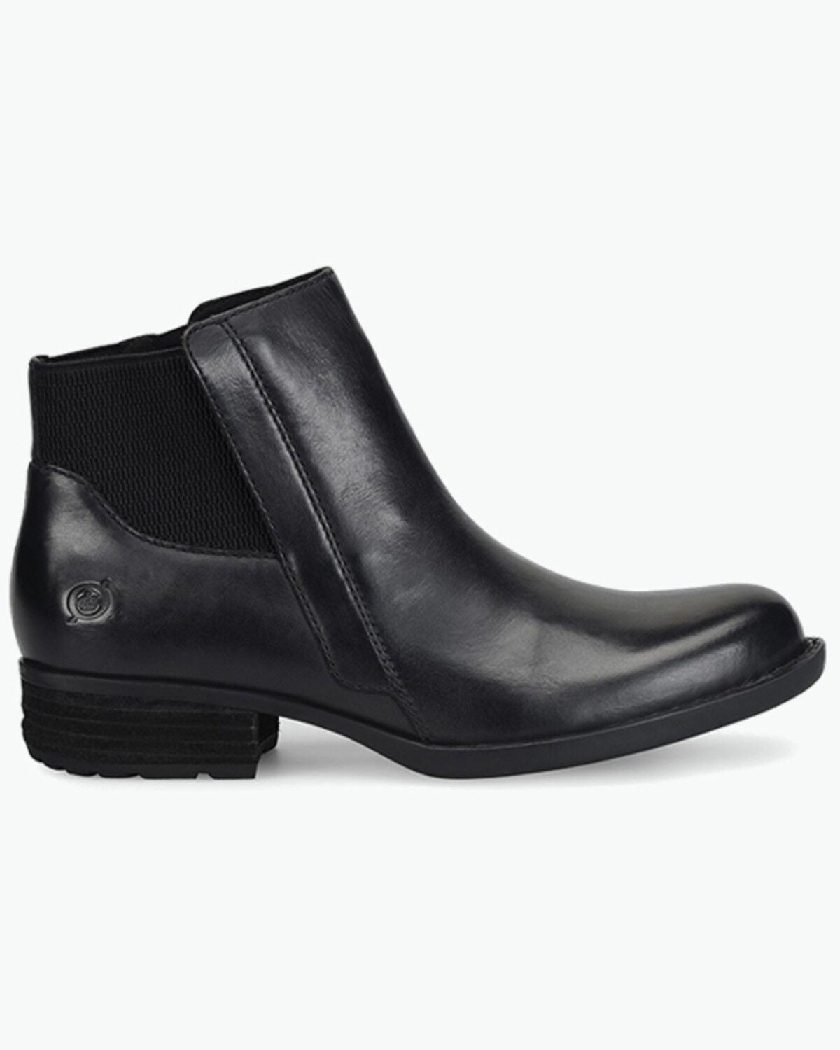 Image #2 - Born Women's Kendyl Casual Boots - Round Toe, Black, hi-res