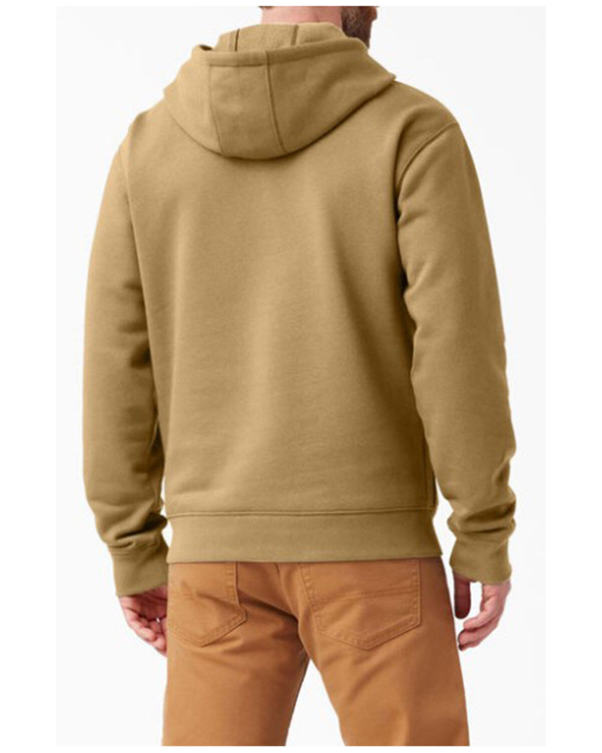Image #2 - Dickies Men's Durable Water Resistant Hooded Work Sweatshirt, Brown, hi-res