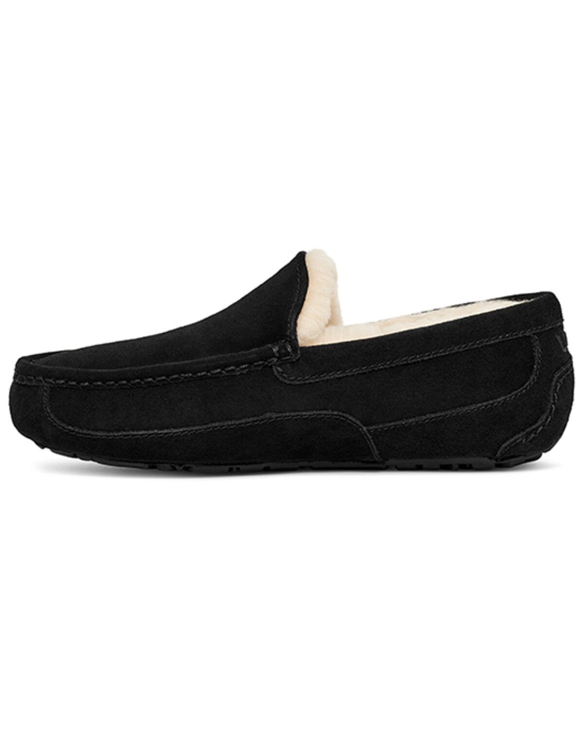 Image #3 - UGG Men's Ascot Slippers - Moc Toe, Black, hi-res