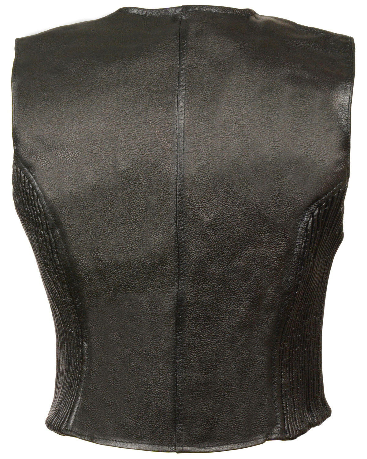 Image #2 - Milwaukee Leather Women's Zipper Front Side Stretch Vest, , hi-res
