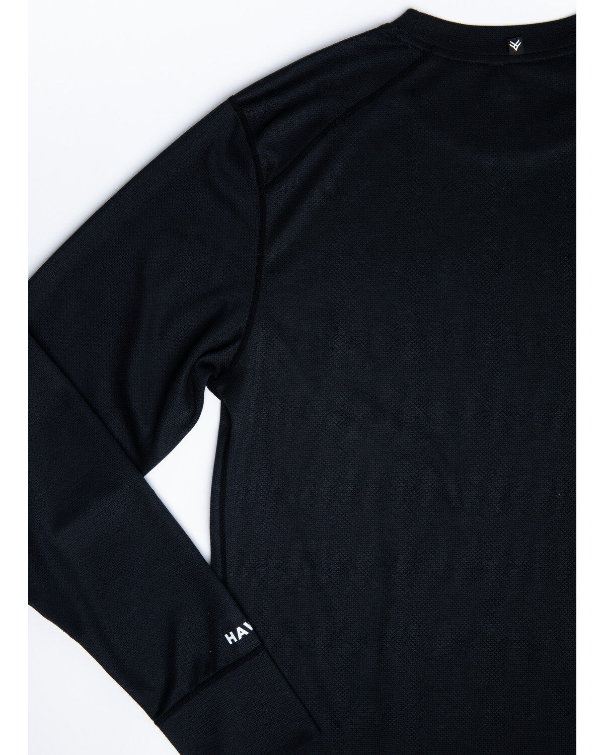 Image #3 - Hawx Men's Black Mid-Weight Base Layer Thermal Long Sleeve Work Shirt - Tall, Black, hi-res