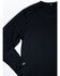 Image #3 - Hawx Men's Black Mid-Weight Base Layer Thermal Long Sleeve Work Shirt - Tall, Black, hi-res