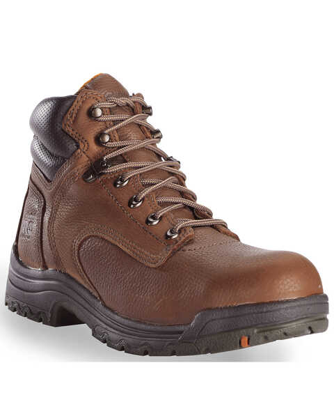Timberland PRO Women's Titan Work Boots - Alloy Toe, Brown, hi-res