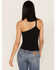 Free People One Way Or Another One-Shoulder Tank Top, Black, hi-res