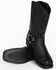 Image #5 - Brothers and Sons Men's Pull-On Motorcycle Boots - Square Toe, Black, hi-res