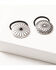 Image #2 - Idyllwind Women's Foxley Concho Hair Tie Set - 2 Piece, Silver, hi-res