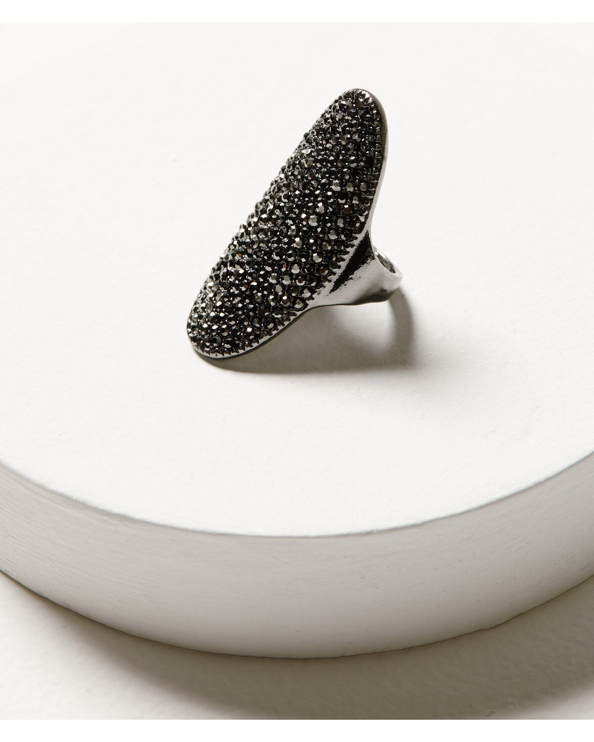 Shyanne Women's Enchanted Forest Pewter Sparkle Statement Ring, Pewter, hi-res