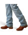 Image #6 - Ariat Men's M5 Eli Straight Rigid Denim Jeans, Light Wash, hi-res