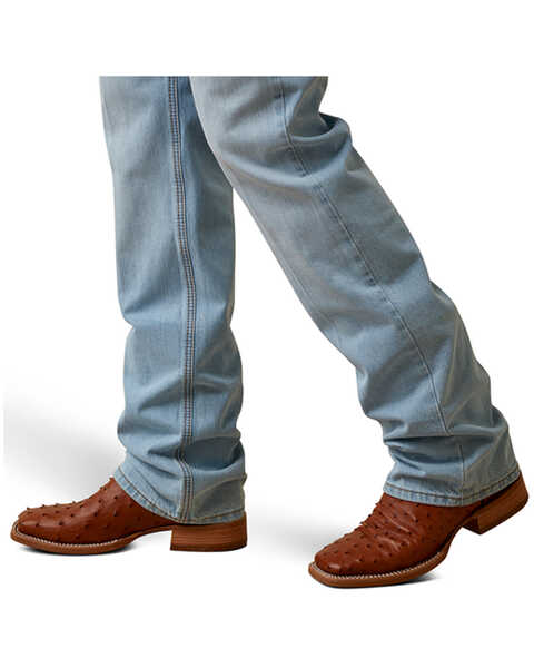 Image #6 - Ariat Men's M5 Eli Straight Rigid Denim Jeans , Light Wash, hi-res