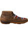 Image #2 - Twisted X Women's Serape Striped Chukka Driving Mocs, , hi-res