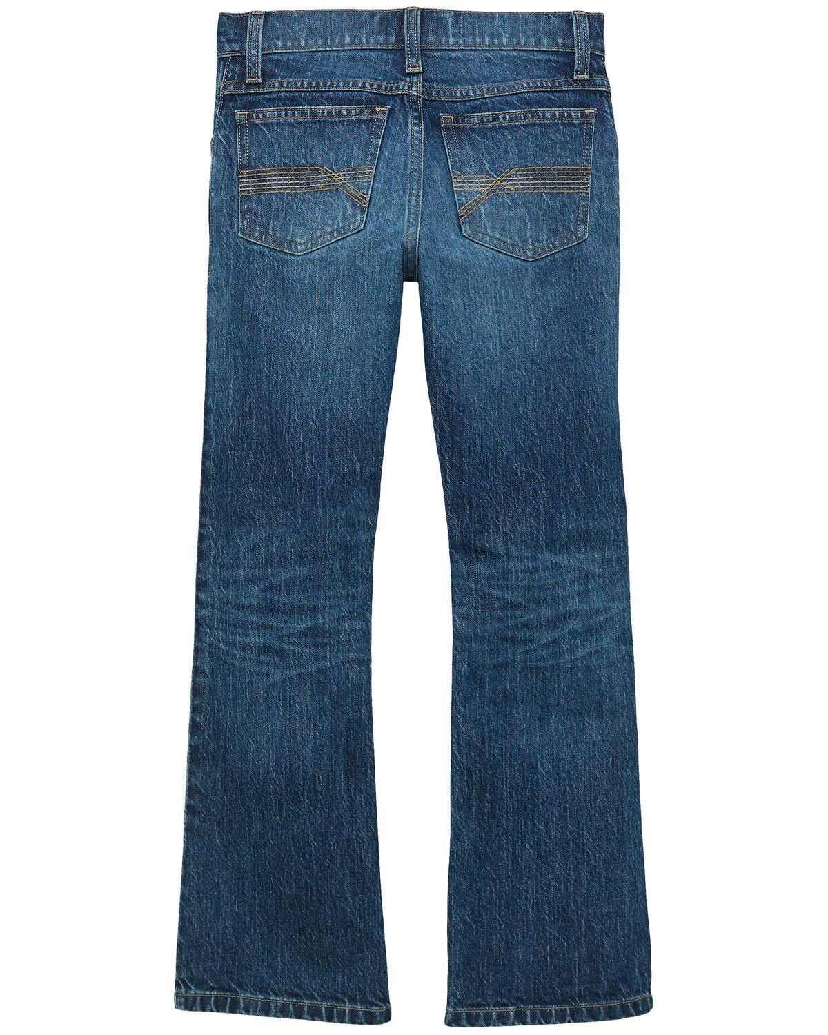 Image #1 - Wrangler 20X Little Boys' Dark Wash Slim Bootcut Stretch Denim Jeans, Dark Wash, hi-res