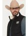 Image #2 - Cowboy Hardware Men's Skull Banner Twill Concealed Carry Vest, Black, hi-res