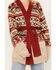 Wrangler Retro Women's Southwestern Print Hooded Cardigan, Oatmeal, hi-res