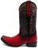 Image #3 - Ferrini Men's Roughrider Western Boots - Square Toe, Red, hi-res