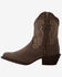 Image #3 - Durango Women's Crush Western Booties - Round Toe, Dark Brown, hi-res