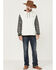 Image #3 - RANK 45 Men's Rustler Southwestern Color-Block Sleeve Hooded Sweatshirt , , hi-res