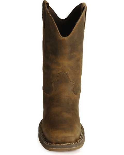 Image #4 - Durango Men's Rebel 10" Western Boots, Brown, hi-res