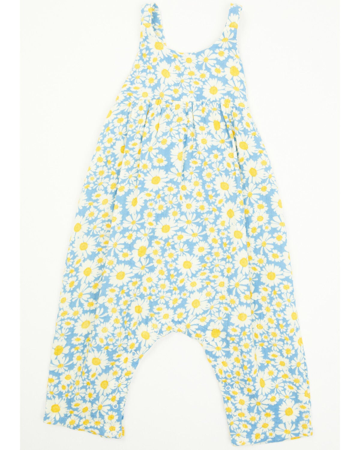 Angel Dear Infant Girls' Shasta Daisy Tie Back Onesie, Blue, hi-res