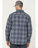 Image #4 - Ariat Men's FR Orson Plaid Print Long Sleeve Button-Down Work Shirt, Blue, hi-res