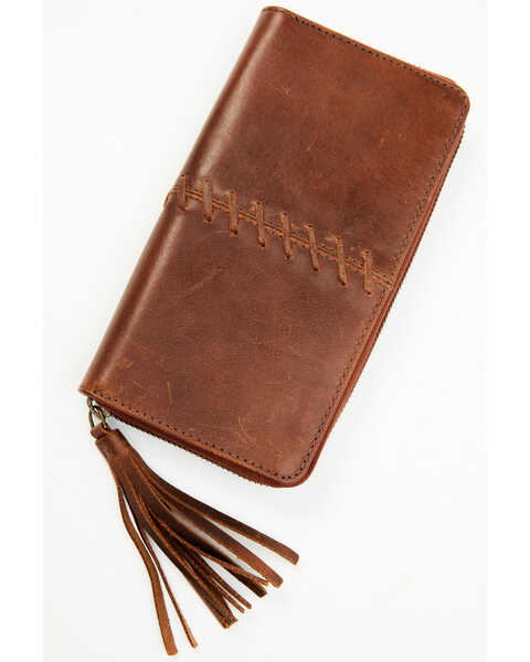Image #2 - Cleo + Wolf Women's Leather Wallet, Distressed Brown, hi-res