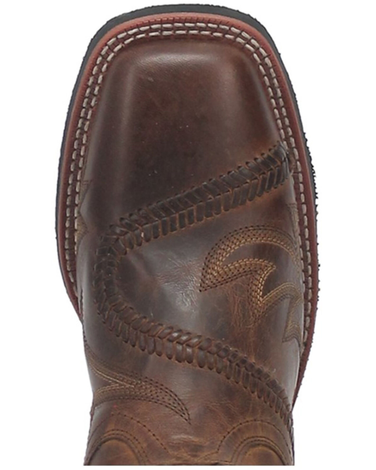 Laredo Men's Arlo Bucklace Fancy Sidewinder Western Boots Broad Square Toe