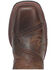 Laredo Men's Arlo Bucklace Fancy Sidewinder Western Boots - Square Toe , Brown, hi-res