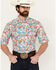 Image #1 - Ariat Men's Dillan Hawaiian Floral Print Short Sleeve Button-Down Western Shirt, , hi-res