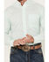 Image #3 - Ariat Men's Solid Slub Classic Fit Long Sleeve Button-Down Western Shirt, Mint, hi-res
